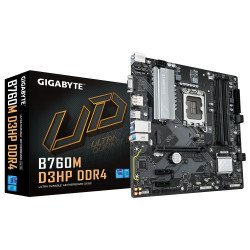 GIGABYTE B760M D3HP DDR4 - Prend en charge les processeurs Intel Core 14ème génération, VRM numérique 4+1+1 phases, jusqu'à 5333MHz DDR4 (OC), 2xPCIe 4.0 M.2, LAN GbE, USB 3.2 Gen1 GIGABYTE B760M D3HP DDR4 - Prend en charge les processeurs Intel Core 14ème génération, VRM numérique 4+1+1 phases, jusqu'à 5333MHz DDR4 (OC), 2xPCIe 4.0 M.2, LAN GbE, USB 3.2 Gen1