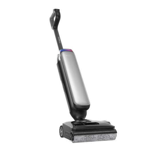 Tineco Floor One S9 Artist Aspirateur-balai 2 en 1 Batterie Sec&humide Sans sac Noir, Argent 3,9 Ah