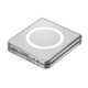Spigen Air Skin (MagFit) coque de protection pour téléphones portables 17,5 cm (6.9") Housse Transparent, Blanc