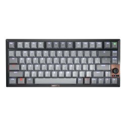 CHERRY KW 300 MX clavier Maison USB + Bluetooth QWERTY Anglais américain Noir, Cuivre, Gris