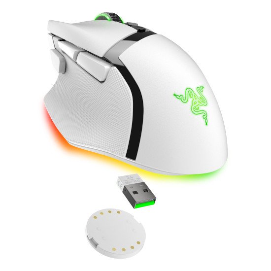 Razer Basilisk V3 Pro souris Gaming Droitier RF Wireless + Bluetooth + USB Type-C Optique 30000 DPI