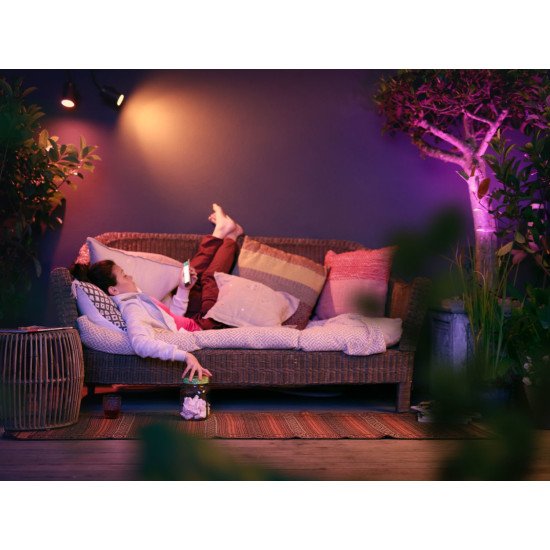 Philips Hue White and Color ambiance Spot extérieur Lily Philips Hue White and Color ambiance Spot extérieur Lily