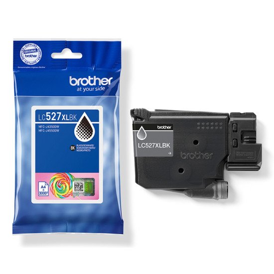 Brother Cartouche d'encre haute capacité LC527XLBK d'origine - Noir