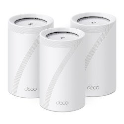 TP-Link Deco BE68 (3-pack) Tri-bande (2,4 GHz / 5 GHz / 6 GHz) Wi-Fi 7 (802.11be) Blanc Interne