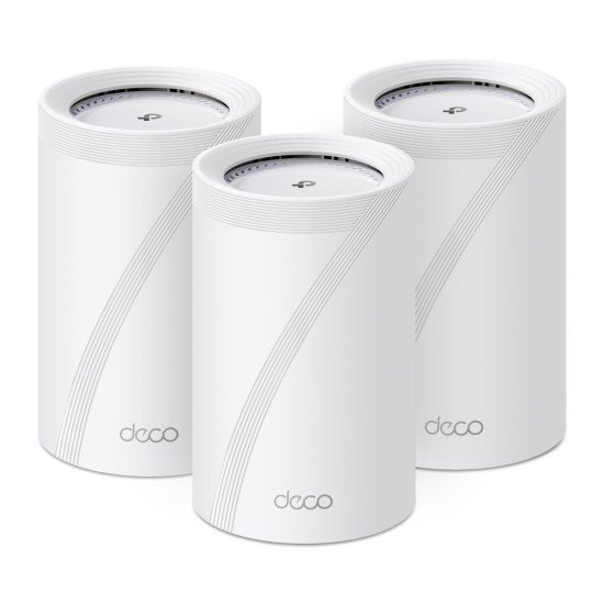 TP-Link Deco BE68 (3-pack) Tri-bande (2,4 GHz / 5 GHz / 6 GHz) Wi-Fi 7 (802.11be) Blanc Interne