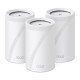 TP-Link Deco BE68 (3-pack) Tri-bande (2,4 GHz / 5 GHz / 6 GHz) Wi-Fi 7 (802.11be) Blanc Interne