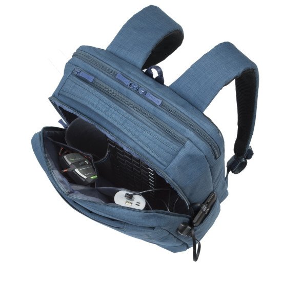 Rivacase 8365 sacoche d'ordinateurs portables 43,9 cm (17.3") Sac à dos Bleu