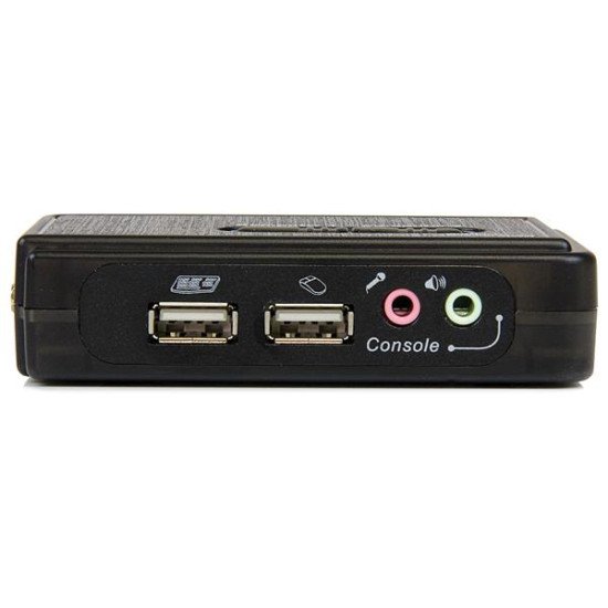 StarTech.com Kit commutateur KVM USB VGA à 2 ports avec audio et câbles