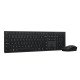 Lenovo 4X31R64351 clavier Souris incluse Bureau RF sans fil + Bluetooth Anglais américain Noir