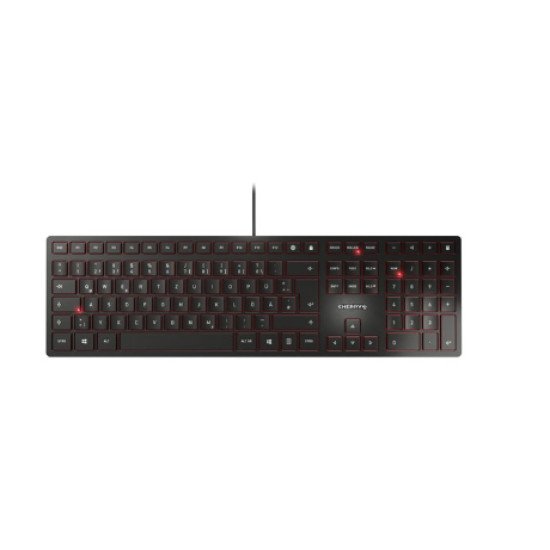 CHERRY KC 6000 Slim clavier USB QWERTZ DE Noir