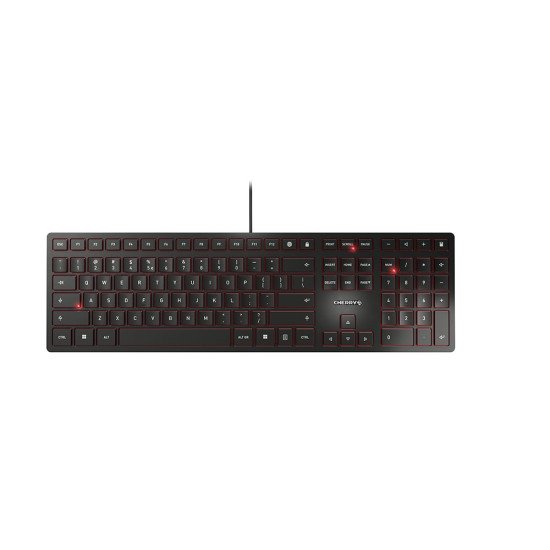 CHERRY KC 6000 Slim clavier USB Anglais américain Noir