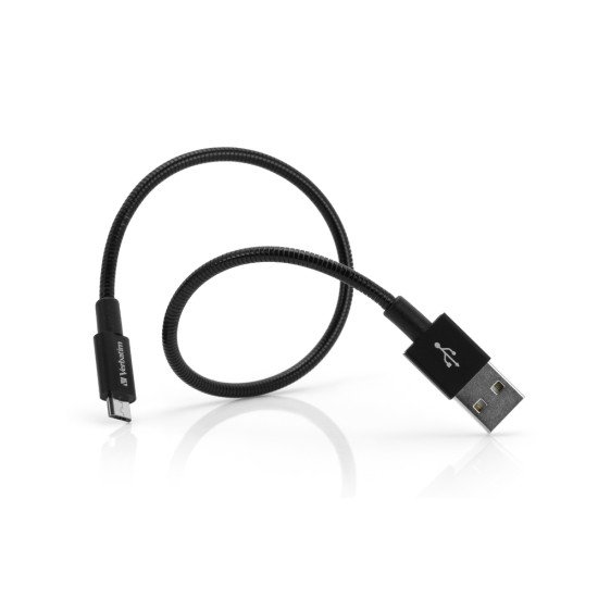 Verbatim 48866 câble USB 0,3 m USB A Micro-USB A Noir