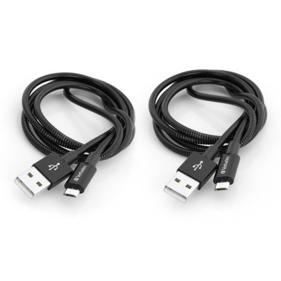 Verbatim 48874 câble USB 1 m 3.2 Gen 1 (3.1 Gen 1) Micro-USB A USB A Noir