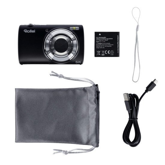 Rollei Powerflex Compact 1/2.3" Appareil-photo compact 64 MP 9248 x 6936 pixels Noir