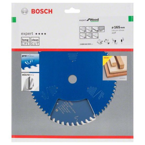 Bosch 2 608 644 024 lame de scie circulaire 16,5 cm 1 pièce(s)
