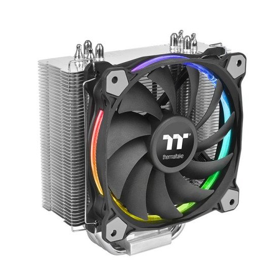 Thermaltake Riing Silent 12 RGB Sync Edition Processeur Refroidisseur 12 cm Noir, Métallique Thermaltake Riing Silent 12 RGB Sync Edition Processeur Refroidisseur 12 cm Noir, Métallique