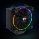 Thermaltake Riing Silent 12 RGB Sync Edition Processeur Refroidisseur 12 cm Noir, Métallique Thermaltake Riing Silent 12 RGB Sync Edition Processeur Refroidisseur 12 cm Noir, Métallique