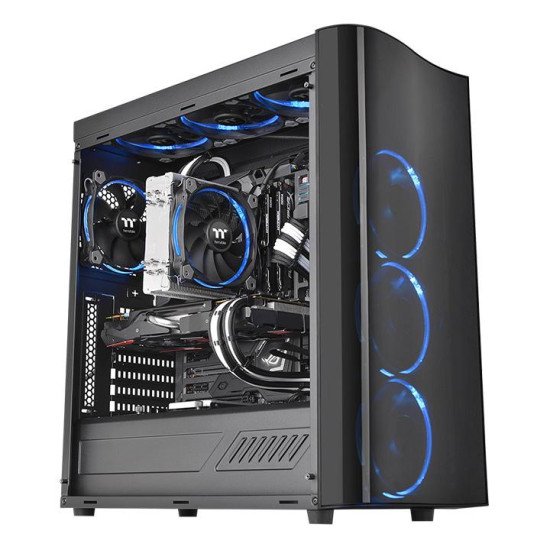 Thermaltake Riing Silent 12 RGB Sync Edition Processeur Refroidisseur 12 cm Noir, Métallique Thermaltake Riing Silent 12 RGB Sync Edition Processeur Refroidisseur 12 cm Noir, Métallique