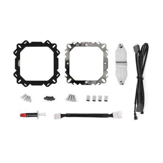 Thermaltake Riing Silent 12 RGB Sync Edition Processeur Refroidisseur 12 cm Noir, Métallique Thermaltake Riing Silent 12 RGB Sync Edition Processeur Refroidisseur 12 cm Noir, Métallique