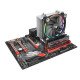 Thermaltake Riing Silent 12 RGB Sync Edition Processeur Refroidisseur 12 cm Noir, Métallique