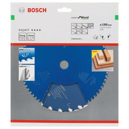 Bosch 2 608 644 047 lame de scie circulaire 19 cm 1 pièce(s)
