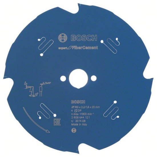 Bosch 2 608 644 121 lame de scie circulaire 16 cm 1 pièce(s)