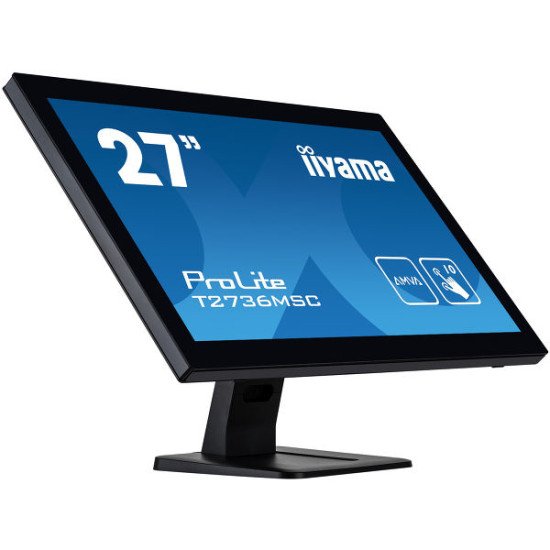 iiyama ProLite T2752MSC-B1 écran PC 68,6 cm (27") 1920 x 1080 pixels Full HD LED Écran tactile Noir