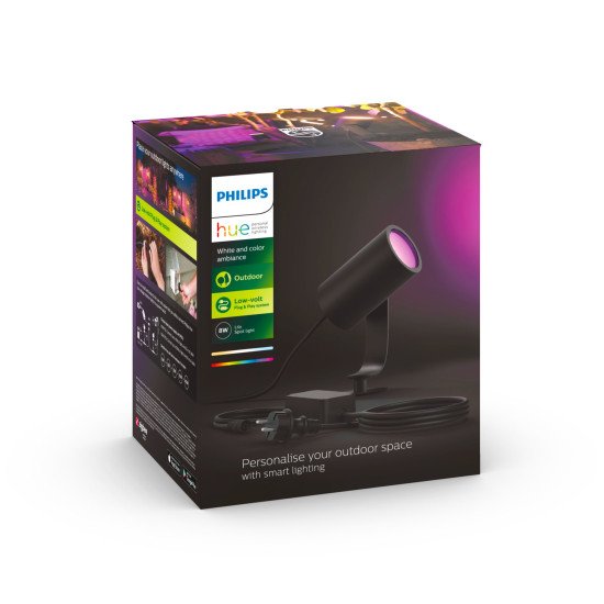 Philips Hue White and Color ambiance Spot extérieur Lily Philips Hue White and Color ambiance Spot extérieur Lily