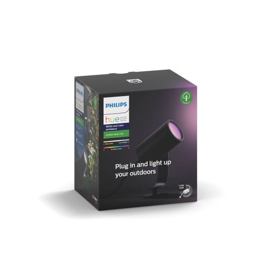 Philips Hue White and Color ambiance Spot extérieur Lily Philips Hue White and Color ambiance Spot extérieur Lily
