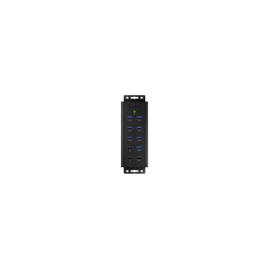 RaidSonic IB-HUB1703-QC3 hub & concentrateur USB 3.2 Gen 1 (3.1 Gen 1) Type-B 5000 Mbit/s Noir