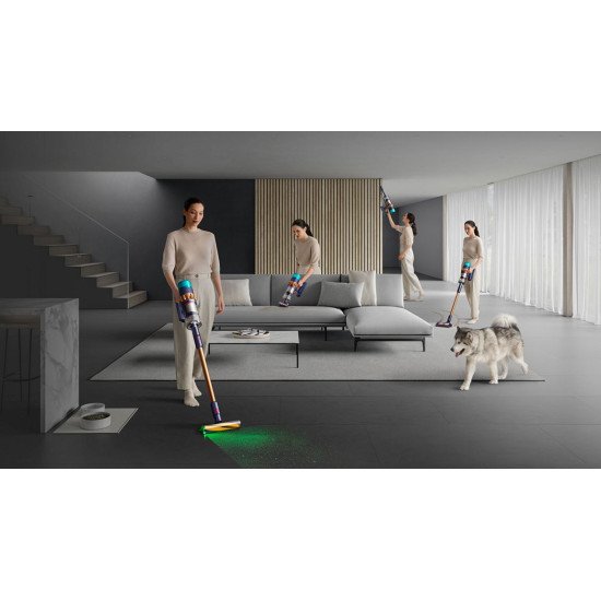 Dyson Gen5detect Batterie Sec HEPA Sans sac Bleu, Cuivre