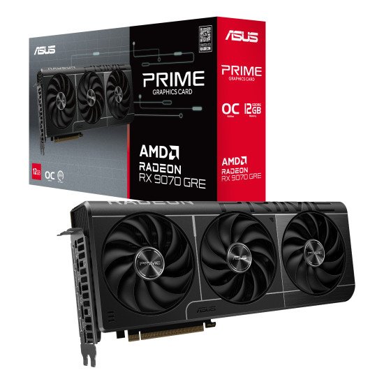 ASUS Prime -RX9070GRE-O12G AMD Radeon RX 9070 GRE 12 Go GDDR6
