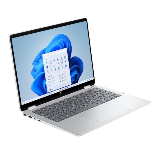 HP OmniBook 5 Flip 14-fp0742nb Intel® Core™ i3 i3-1315U Hybride (2-en-1) 35,6 cm (14") Écran tactile 2K 8 Go LPDDR5-SDRAM 512 Go SSD Wi-Fi 6 (802.11ax) Windows 11 Home Argent