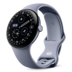Google Pixel Watch 4 AMOLED 45 mm Numérique Écran tactile 4G Bleu Wifi GPS (satellite)