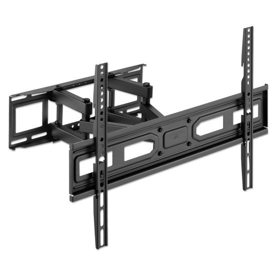 Manhattan Support mural pour TV/moniteurs (Bras articulé), écrans 32" à 65", Compatibilité VESA : de 100x100 à 600x400 mm (vérifiez les dimensions des quatre trous de fixation à l'arrière), charge max. 40 kg, noir