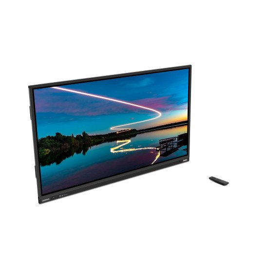 Lenovo ThinkVision T86 écran PC 2,18 m (86") 3840 x 2160 pixels 4K Ultra HD LED Écran tactile Noir