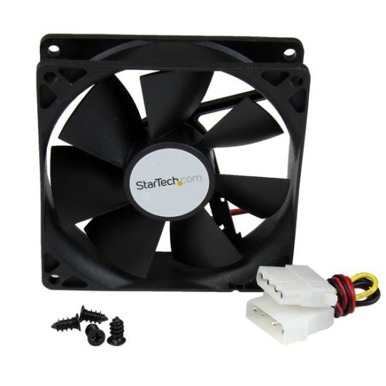 StarTech.com Ventilateur pour PC à Deux Roulements à Billes - Connecteur LP4 - 92mm