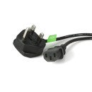 StarTech.com 3 Prong UK PC Power Cord Noir 1,8 m StarTech.com 3 Prong UK PC Power Cord Noir 1,8 m
