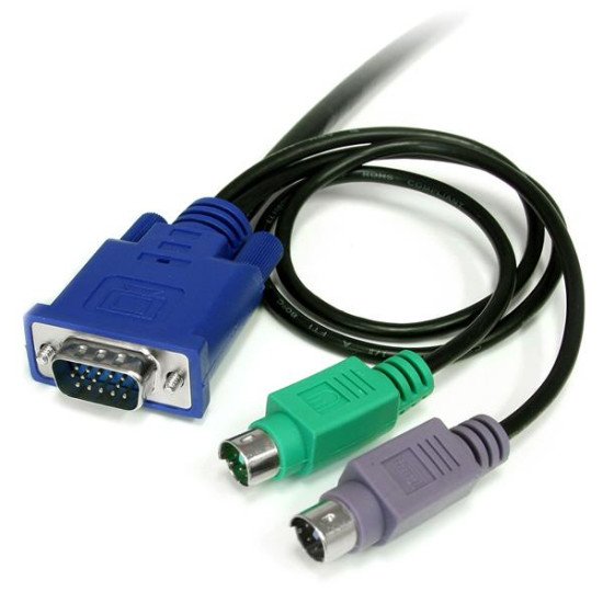 StarTech.com Câble pour Switch KVM VGA avec PS/2 3 en 1 - 1.80m