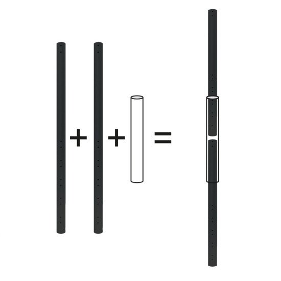 Newstar connector for extension tubes