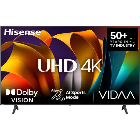 Hisense 75A6N 190,5 cm (75") 4K Ultra HD Smart TV Wifi Noir 350 cd/m²
