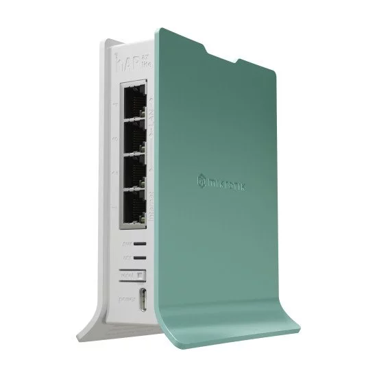Mikrotik hAP routeur sans fil Gigabit Ethernet Monobande (2,4 GHz) Vert, Blanc Mikrotik hAP routeur sans fil Gigabit Ethernet Monobande (2,4 GHz) Vert, Blanc