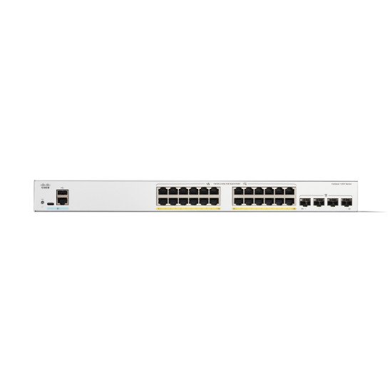 Cisco C1200-24FP-4G commutateur réseau Géré L2/L3 Gigabit Ethernet (10/100/1000) Blanc