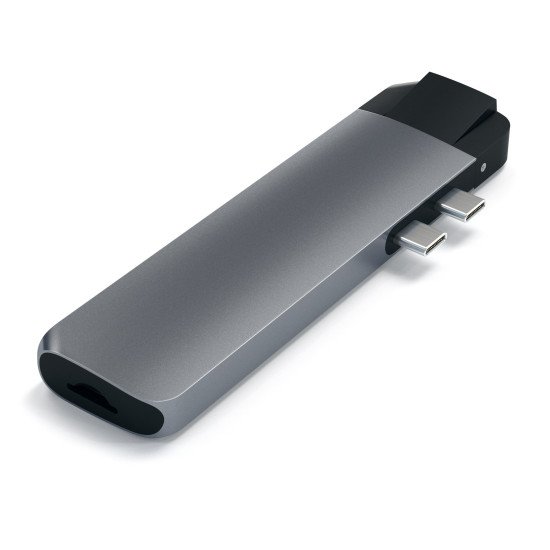 Satechi ST-TCPHEM hub & concentrateur Thunderbolt 3 10000 Mbit/s Gris Satechi ST-TCPHEM hub & concentrateur Thunderbolt 3 10000 Mbit/s Gris