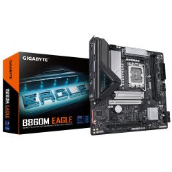GIGABYTE B860M EAGLE Carte mère - Processeurs Intel Core Ultra, VRM 6+1+2+1 phases, jusqu'à 9066MHz DDR5, 1xPCIe 5.0 + 1xPCIe 4.0 M.2, LAN 2,5 GbE, USB 3.2 Gen 1 GIGABYTE B860M EAGLE Carte mère - Processeurs Intel Core Ultra, VRM 6+1+2+1 phases, jusqu'à 9066MHz DDR5, 1xPCIe 5.0 + 1xPCIe 4.0 M.2, LAN 2,5 GbE, USB 3.2 Gen 1