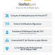 StarTech.com Carte PCIe USB-C 4 Ports, USB 3.2 10 Gbit/s, Carte d'Extension PCI Express USB-C, 4 Contrôleurs USB Indépendants, Carte PCIe USB Type-C, Windows/Linux/macOS, Conforme TAA