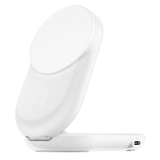 Belkin Qi2 Fitness tracker, Casques, Smartphone, Smartwatch Blanc USB Recharge sans fil Charge rapide Intérieure