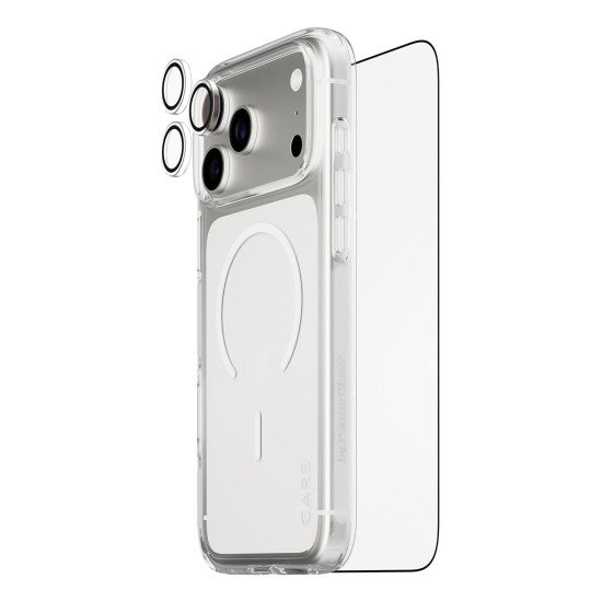 PanzerGlass CR94469 écran et protection arrière de téléphones portables Protecteur de dos/écran Apple 3 pièce(s)