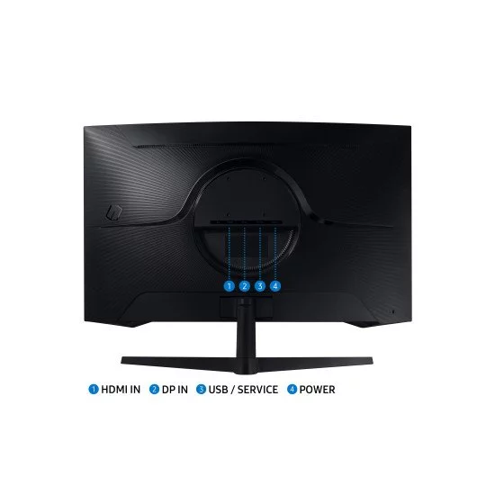 Samsung Odyssey S32CG552EU écran PC 81,3 cm (32") 2560 x 1440 pixels Quad HD LED Noir Samsung Odyssey S32CG552EU écran PC 81,3 cm (32") 2560 x 1440 pixels Quad HD LED Noir