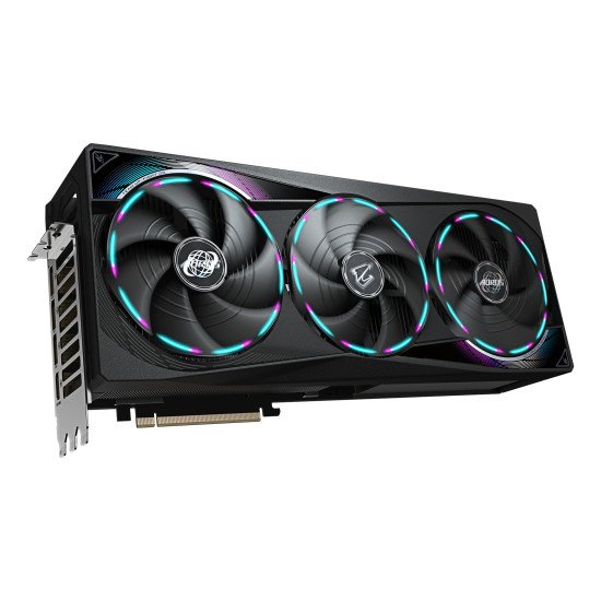 GIGABYTE AORUS GeForce RTX 5080 MASTER 16G Carte Graphique - 16GB GDDR7, 256 bits, PCI-E 5.0, 2805MHz Core Clock, 3 x DisplayPort, 1 x HDMI, GV-N5080AORUS M-16GD
